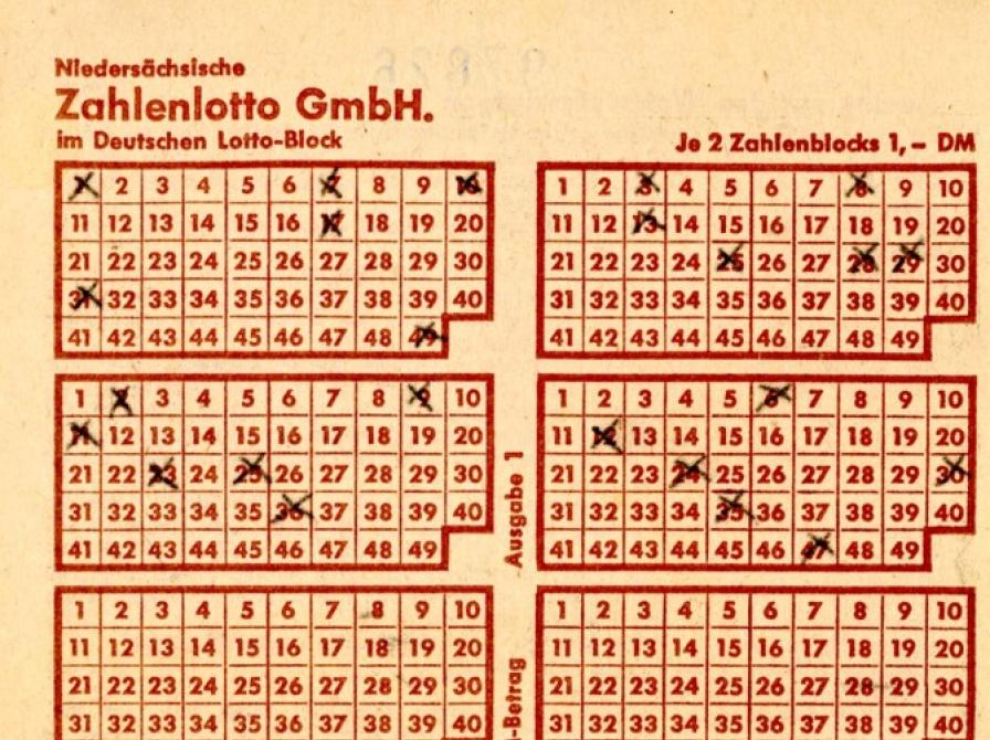 Svend Wodschows lottokupon